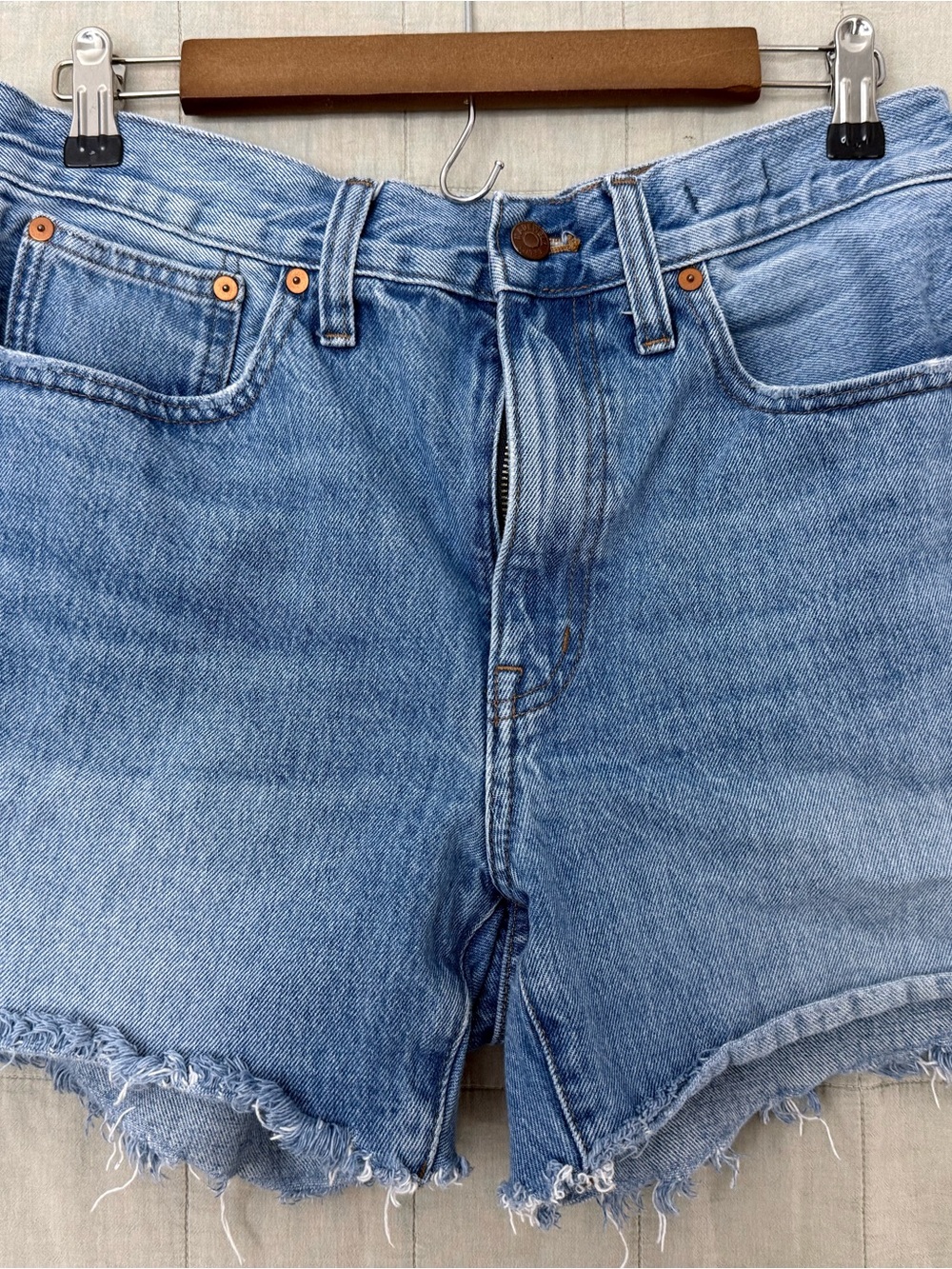 Madwell Classic High-Waist Light Blue Denim Women's Shorts